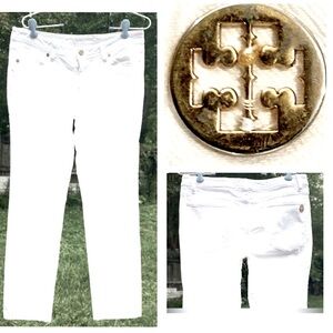 Tory Burch  | Straight Leg |  Logo | Jean size 30